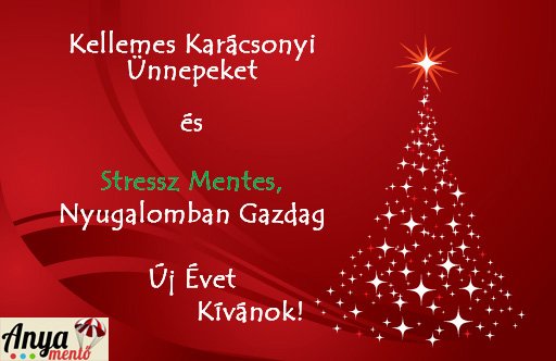 Karácsonyi üdvözlő lap